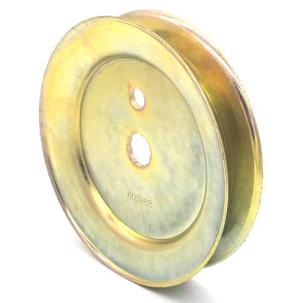 Terre Products Replacement Pulley for Hustler 603988 V-Groove Drive Pulley - 4.75'' Dia. - Splined Bore - Steel 248005S
